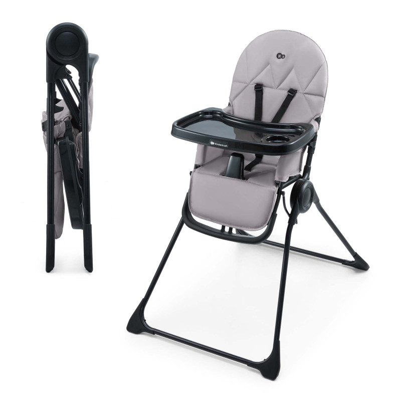 Kinderkraft BINCI столче за хранене GREY