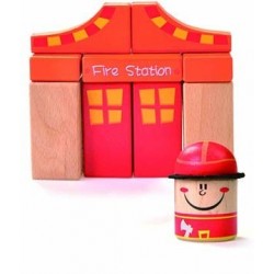Дървена играчка пожарна...