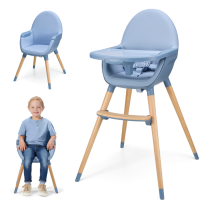Kinderkraft FINI 2 столче за хранене NORDIC BREEZE