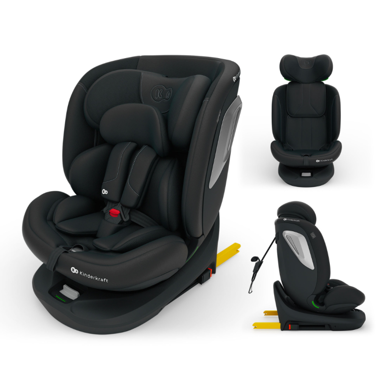 Kinderkraft I-Grow 2 PLUS столче за кола 40-150 cm BLACK