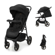Kinderkraft TRIG 3 бебешка количка с табла ONYX BLACK