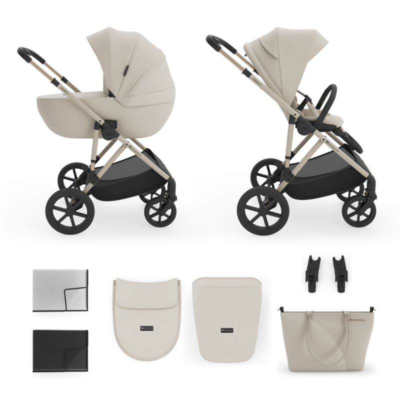 Kinderkraft Prime 3 бебешка количка 2в1 BEIGE