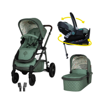 Cosatto CT5625 WOW 3 бебешка количка MEADOW + CT6087 ACORN Recline столче за кола + CT6005 база