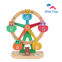 2Kids Toys Дървена въртележка с животни