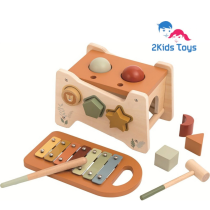 2Kids Toys Дървена играчка с ксилофон 2в1