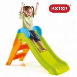 Детска пързалка Keter Boogie Slide, Зелена/Оранжева